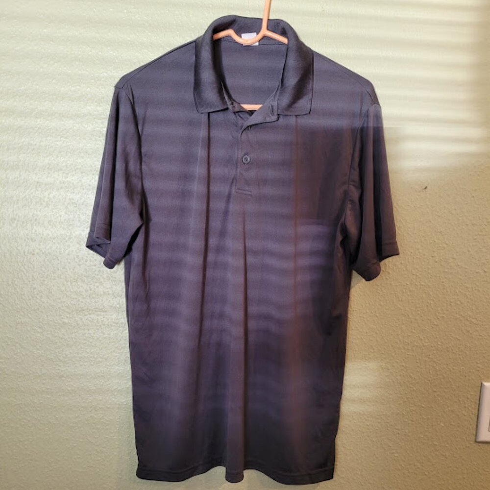 Gray Sport-Tek dry weave shirt